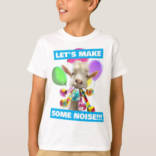 Get med partyblåsare t shirt