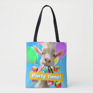 Get med partyblåsare tygkasse
