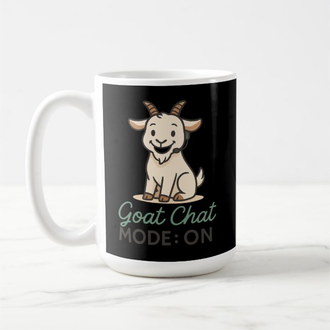 Get Mode: PÅ | Rolig Gettalande Design  Kaffemugg (Vänster)