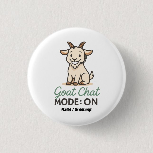 Get Mode: PÅ | Rolig Gettalande Design  Knapp (Framsida)