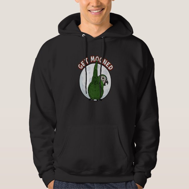 Get Mooned I Parrot Underfluffies I Hahns Macaw Pr Hoodie (Framsida)
