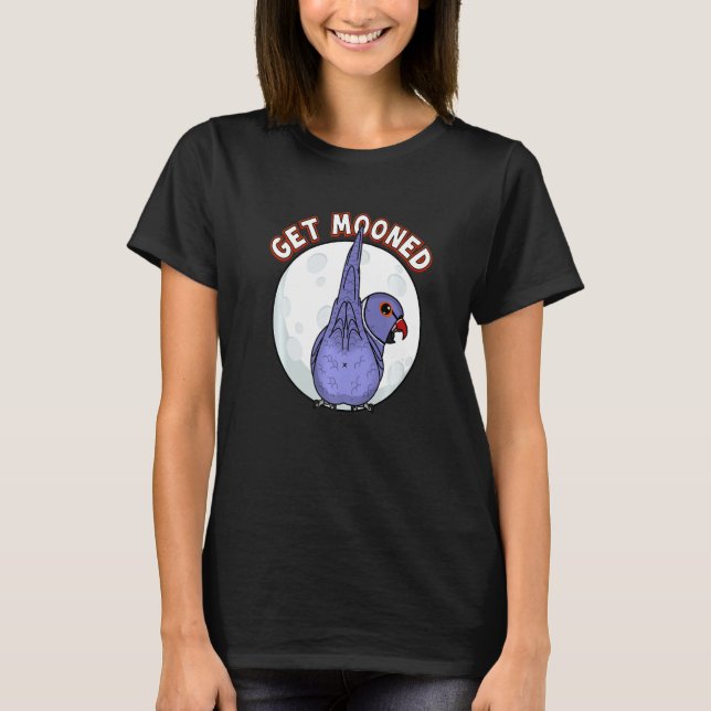 Get Mooned I Parrot Underfluffies I Violet Indian  T Shirt (Framsida)