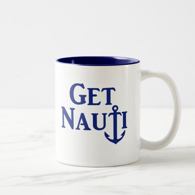 "GET NAUTI" Två-Tonad MUGG (Höger)