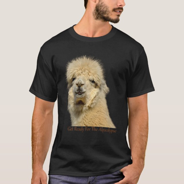 Get Ready For The Alpacalypse Cute Alpaca animal L T Shirt (Framsida)