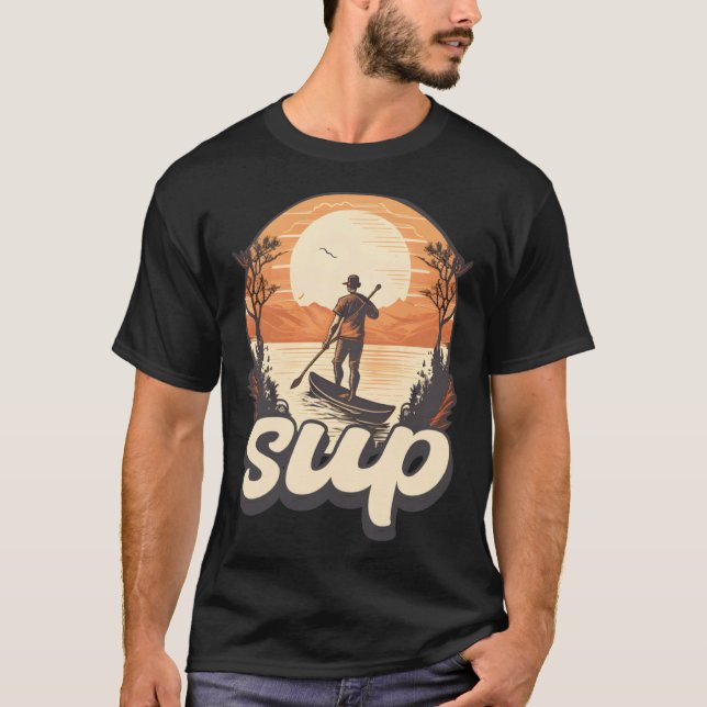 Get ready to hit the waves with our SUP  1 T Shirt (Framsida)