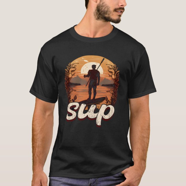 Get ready to hit the waves with our SUP T Shirt (Framsida)