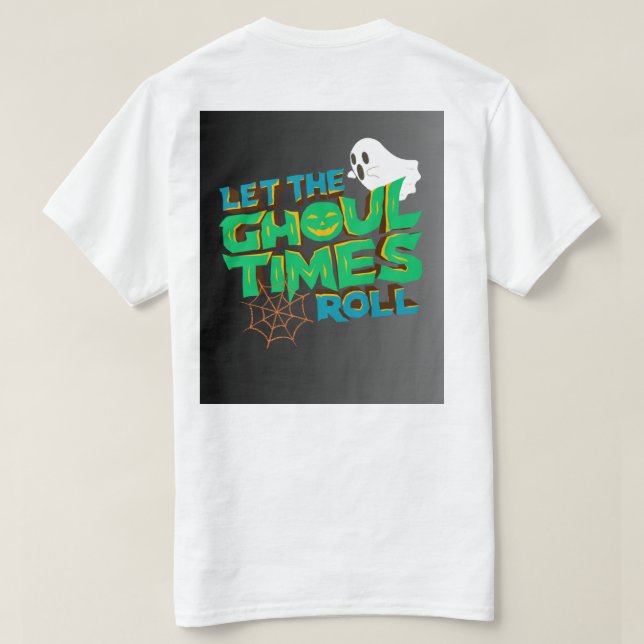 Get ready to unleash the spooky vibes  t shirt (Design baksida)