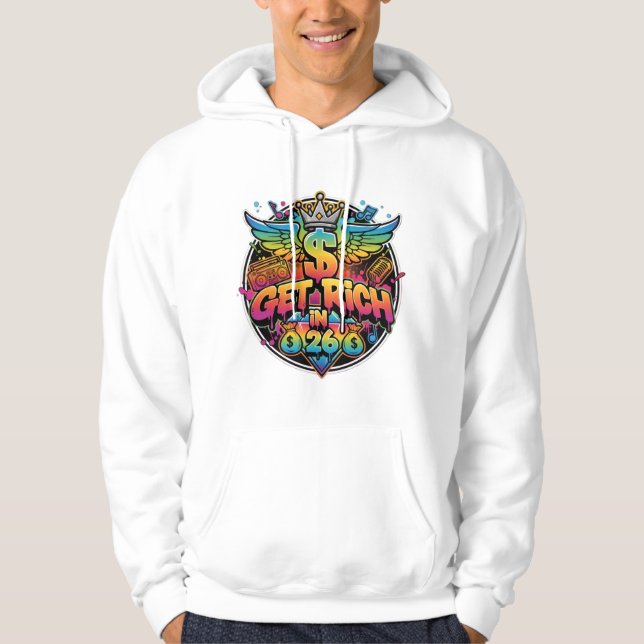 Get Rich In 26 Sweatshirt (Framsida)