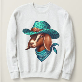 Get som bär en snygg cowboyhatt och bandana t shirt