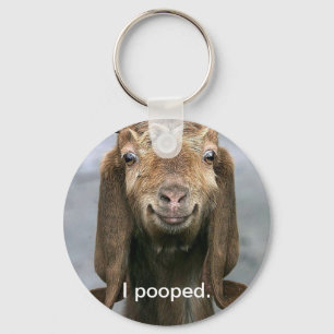 Get som pooping nyckelring