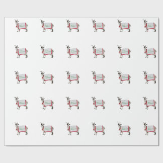 Get som slår in papper presentpapper