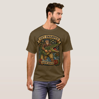 Get Swamped Patch-stil T Shirt