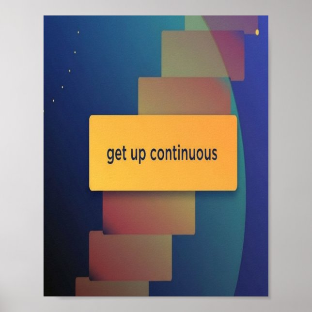 get up continous poster (Framsidan)
