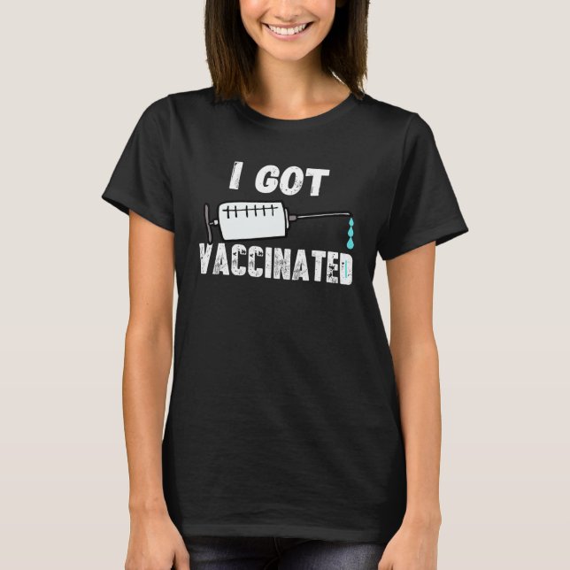 Get Vaccinated Pro Vaccine Got Vaccination   Retro T Shirt (Framsida)
