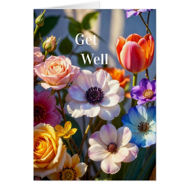 Get Well Card Hälsningskort (Framsidan)