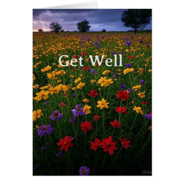 Get Well Card Hälsningskort (Framsidan)