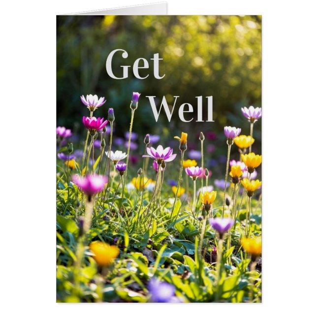 Get Well Card Hälsningskort (Framsidan)