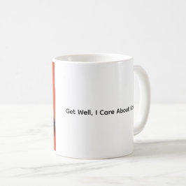Get Well, I Care About You, Kitten Coffee Mug Kaffemugg