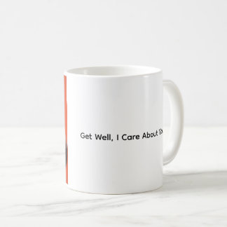 Get Well, I Care About You, Kitten Coffee Mug Kaffemugg
