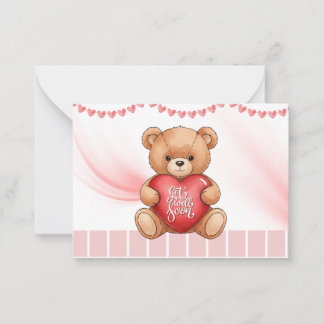 Get Well Soon Card Anteckningskort