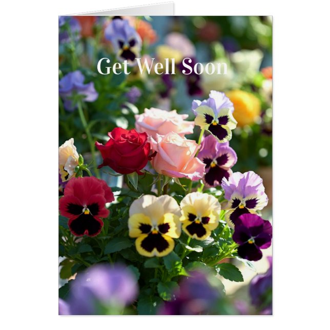 Get Well Soon Card Hälsningskort (Framsidan)