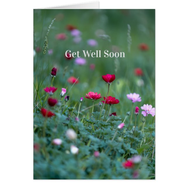 Get Well Soon Card Hälsningskort (Framsidan)