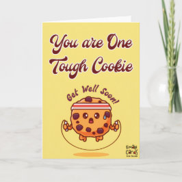 Get Well Soon - Cute Cookie Card Kort