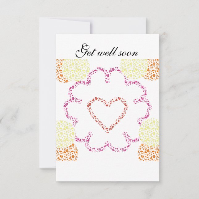 Get Well Soon Kort (Framsida)