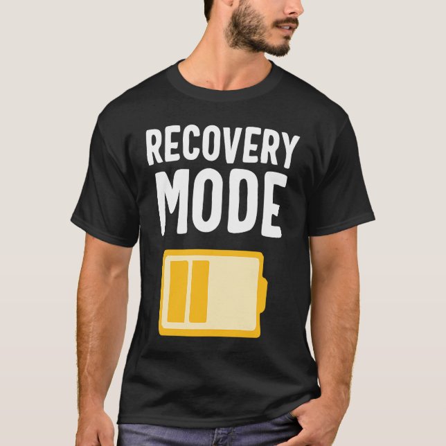 Get Well Soon Recovery Mode is On Post Surgery T Shirt (Framsida)