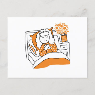 Get well soon vykort