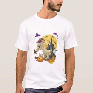 Get Witch Broom Pumpa Halloween Dräkt T Shirt
