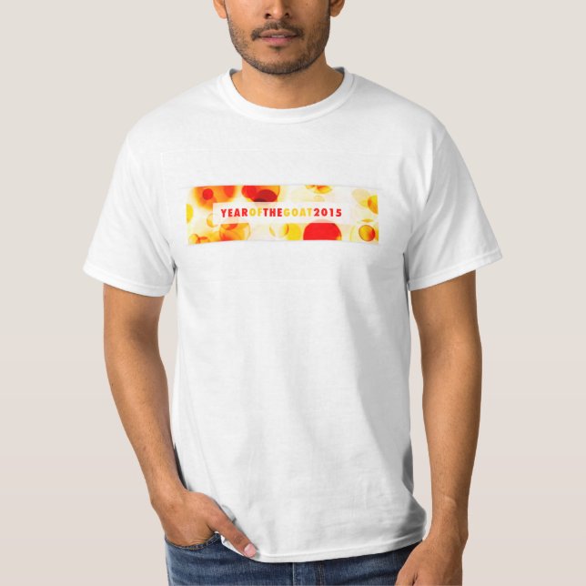 getåret 2015 (nötkreatur) t-shirt (Framsida)