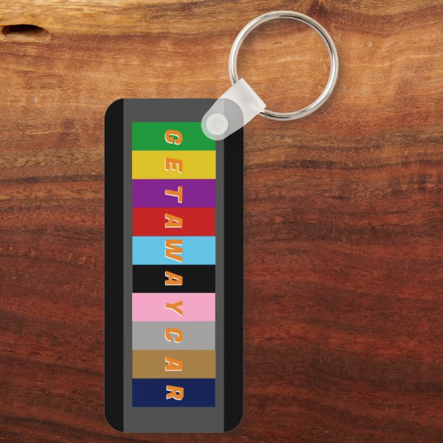 GETAWAY CAR NYCKELRING (Baksida)