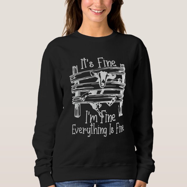 Geten Mår Bra Jag Mår Bra Allt Är Bra T Shirt (Framsida)