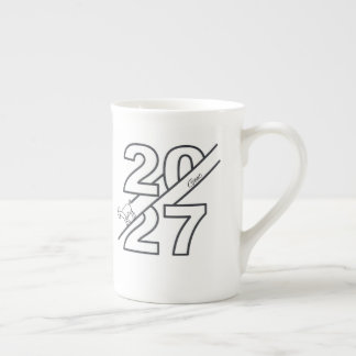 Getens år 2027 benporslin mugg