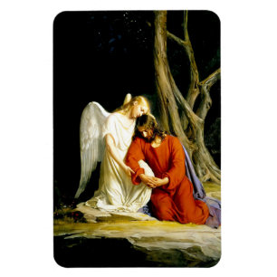 Gethsemane av Carl Bloch.. Konsthantverk Magnet