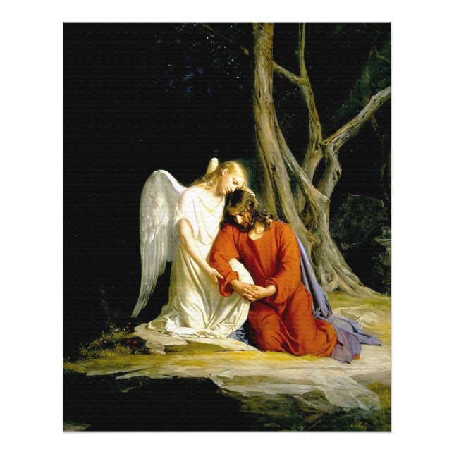 Gethsemane av Carl Heinrich Bloch 1805 Fototryck (Framsidan)