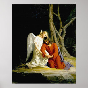 Gethsemane av Carl Heinrich Bloch 1805 Poster