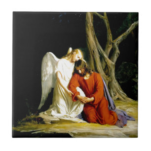 Gethsemane Carl Bloch Kakelplatta