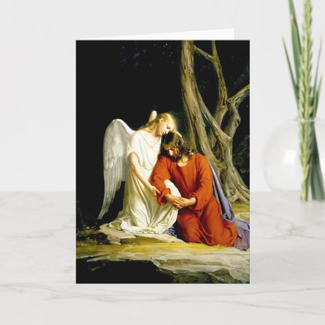 Gethsemane Carl Bloch Kort (Framsida)