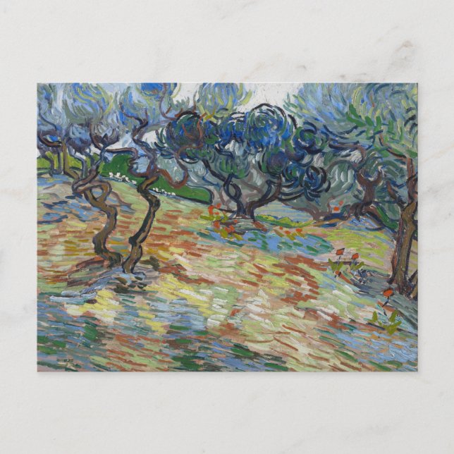 Gethsemane-Garden, Olivberget av van Gogh Vykort (Framsida)