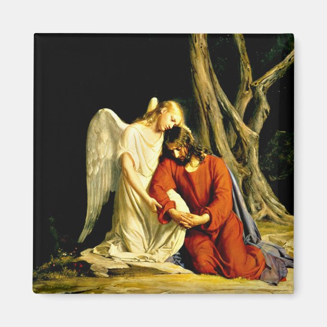 Gethsemane - konstverk av Carl Bloch Magnet (Framsidan)