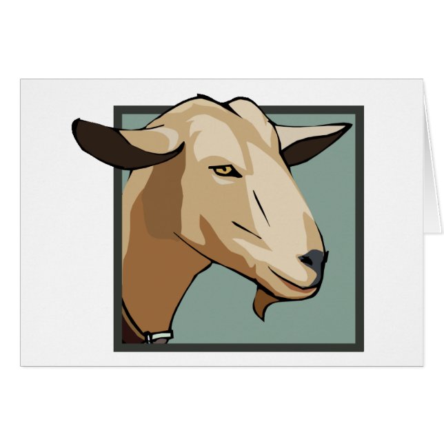 Gethuvud Hälsningskort (Framsidan Horizontal)