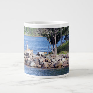getingar på stenar mugg jumbo mugg
