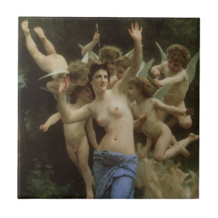 Getingboet av William Adolphe Bouguereau Kakelplatta