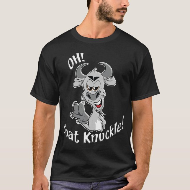 Getknoge för mörk färg tee shirt (Framsida)