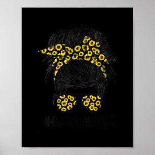 getkött mamma Messy Bun mamma-getsoppa Poster