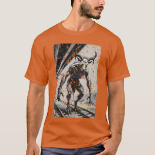 Getman Kryptid CCTV Glitch Skräck Syns pojke T Shirt