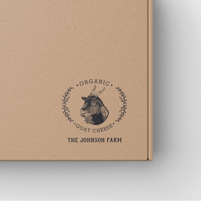 Getmjölk Farmnamn  Stämpel (Skapare uppladdad)