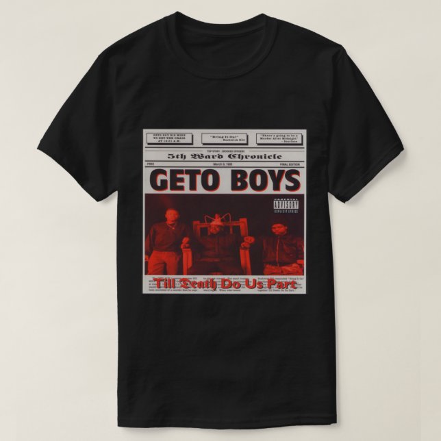 Geto Boys till Death do us Part Classic T-Shirt (Design framsida)